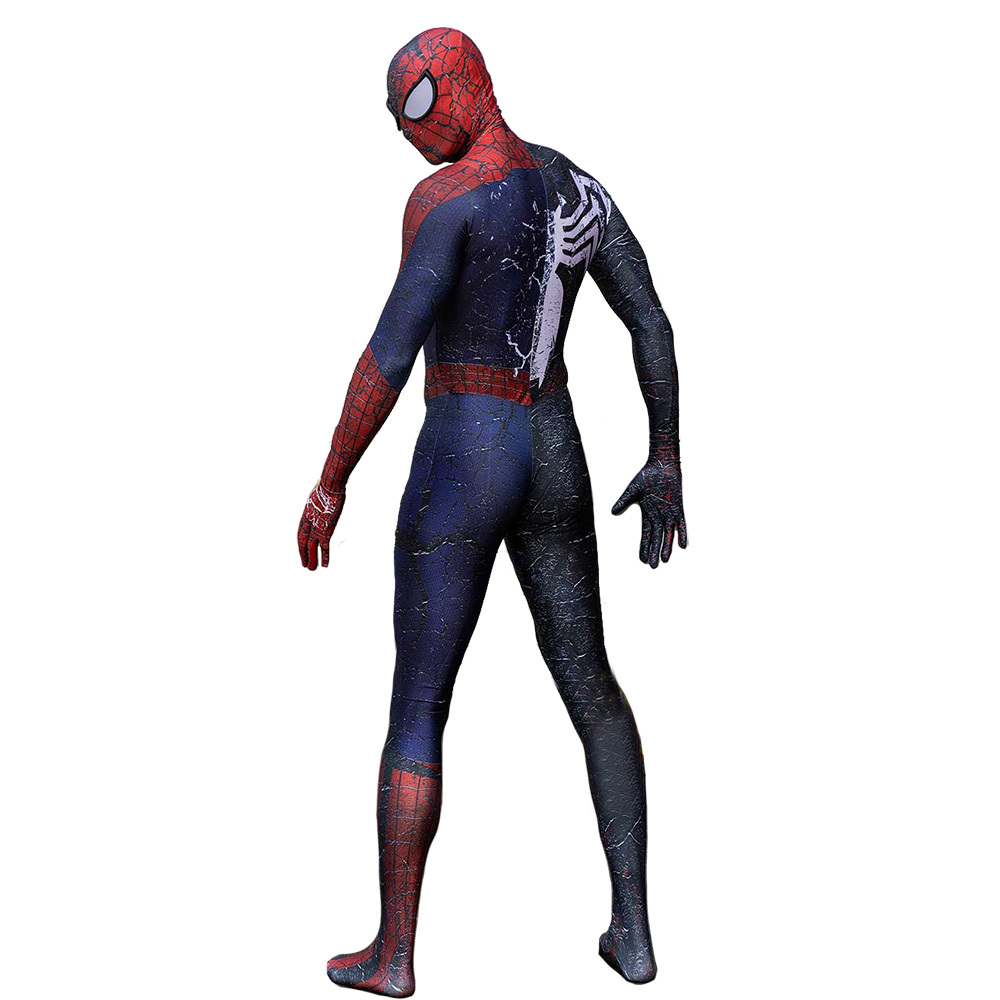 Spider-Man Venom TASM 2 Symbiote Black Zentai Jumpsuit