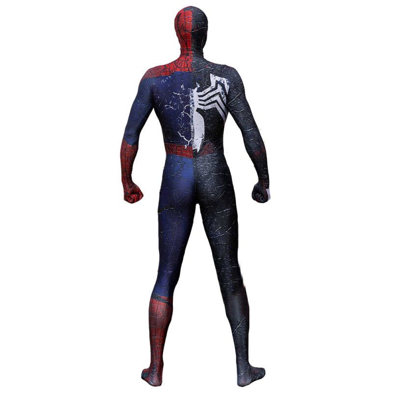 Spider-Man Venom TASM 2 Symbiote Black Zentai Jumpsuit