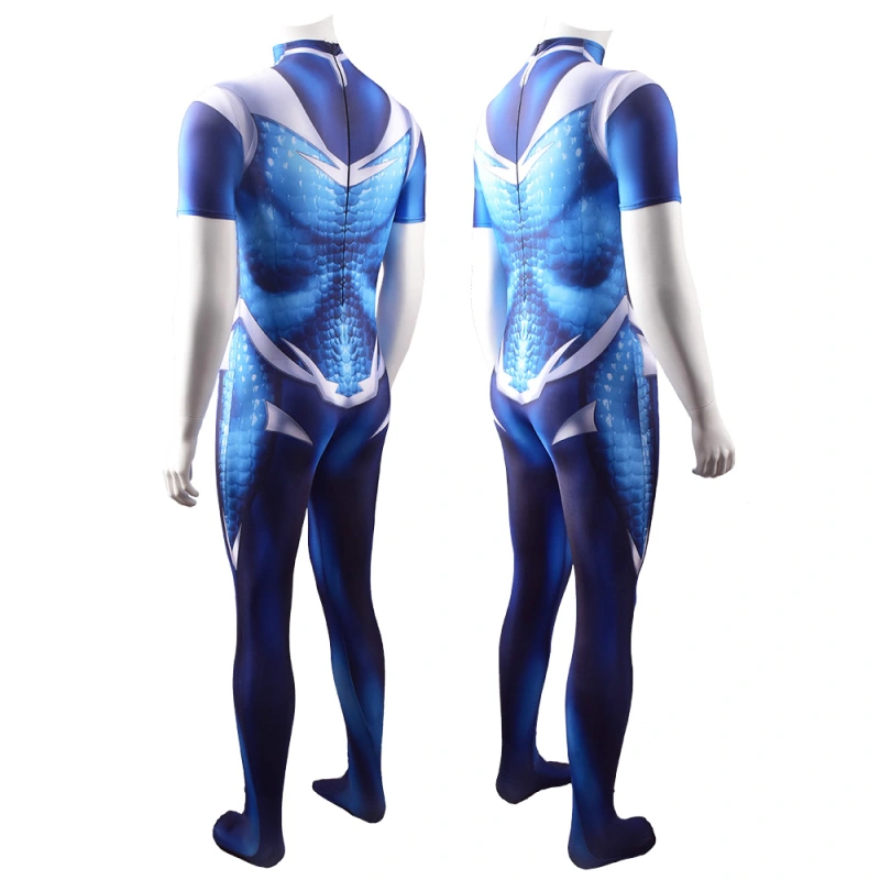 DC Teen Titans Aqualad Garth Tempest Superhero Zentai Jumpsuit