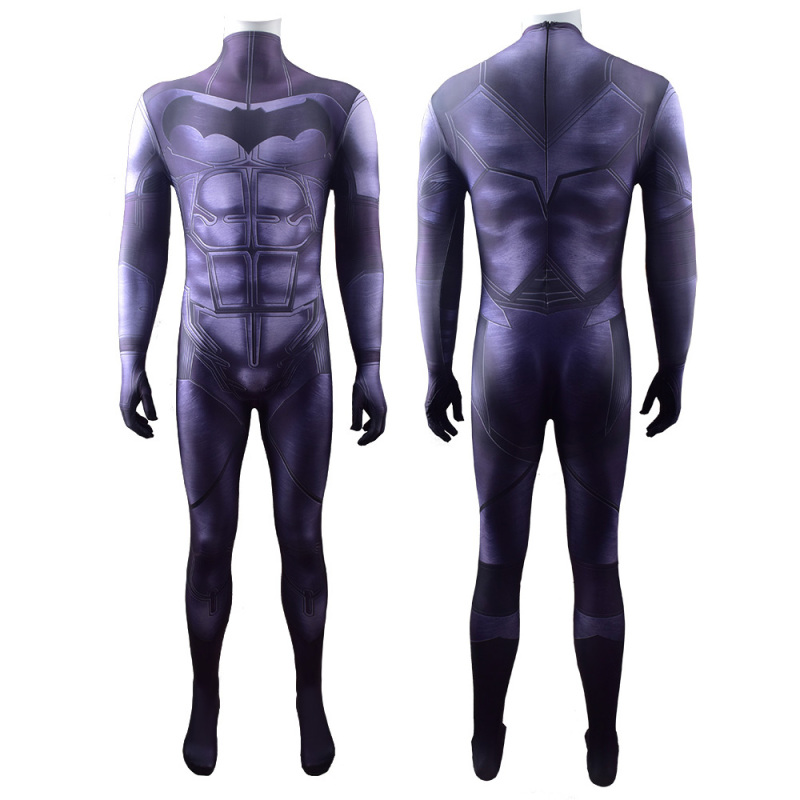 New Batman Bruce Wayne Cosplay Zentai Suit Kids Adults