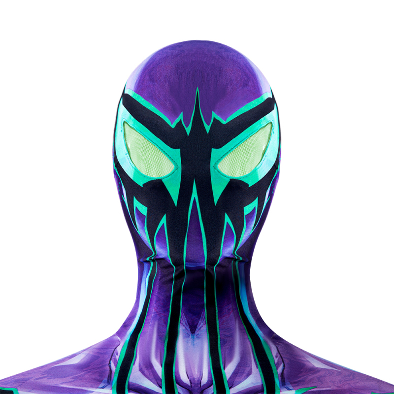 Spider-Man Ben Reilly Purple Cosplay Costume Clone Of Peter Parker