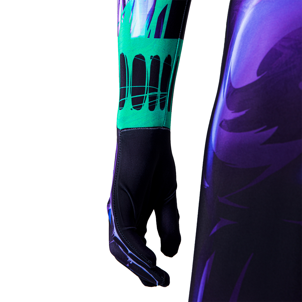 Spider-Man Ben Reilly Purple Cosplay Costume Clone Of Peter Parker