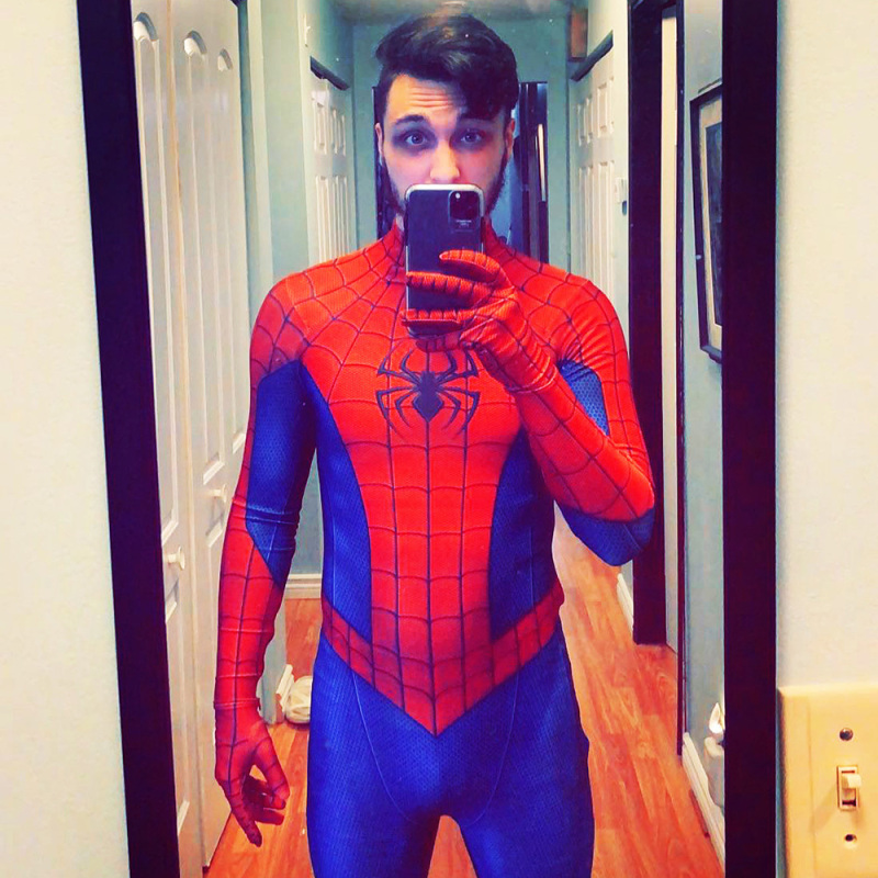 Ultimate Spider-Man Superhero Cosplay Costume Bodysuit With Mask