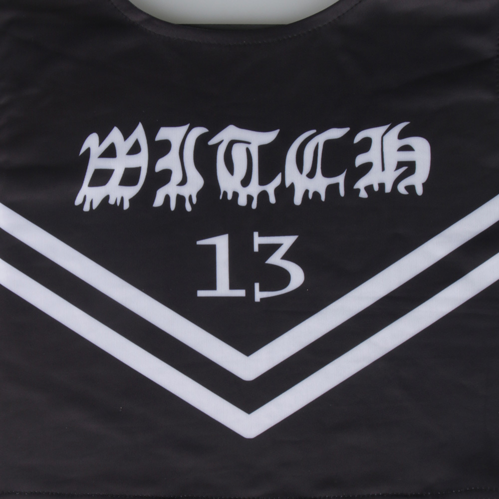 Deinfluencer 2022 Coven Witch Black Cheerleader Tops Skit Set  In Stock Takerlama