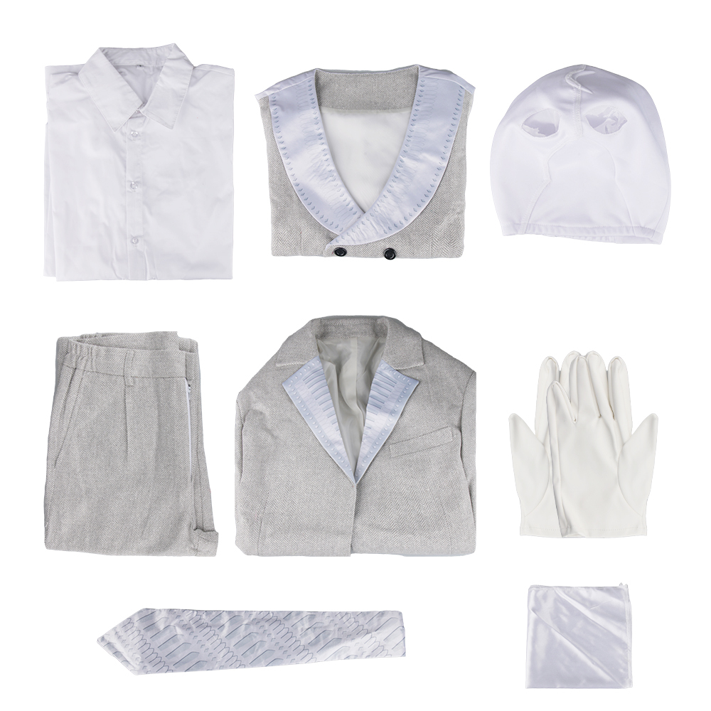 Moon Knight 2022 Cosplay Mr. Knight Steven Grant Marc Spector Costume White Uniform Outfits (Ready To Ship) Takerlama