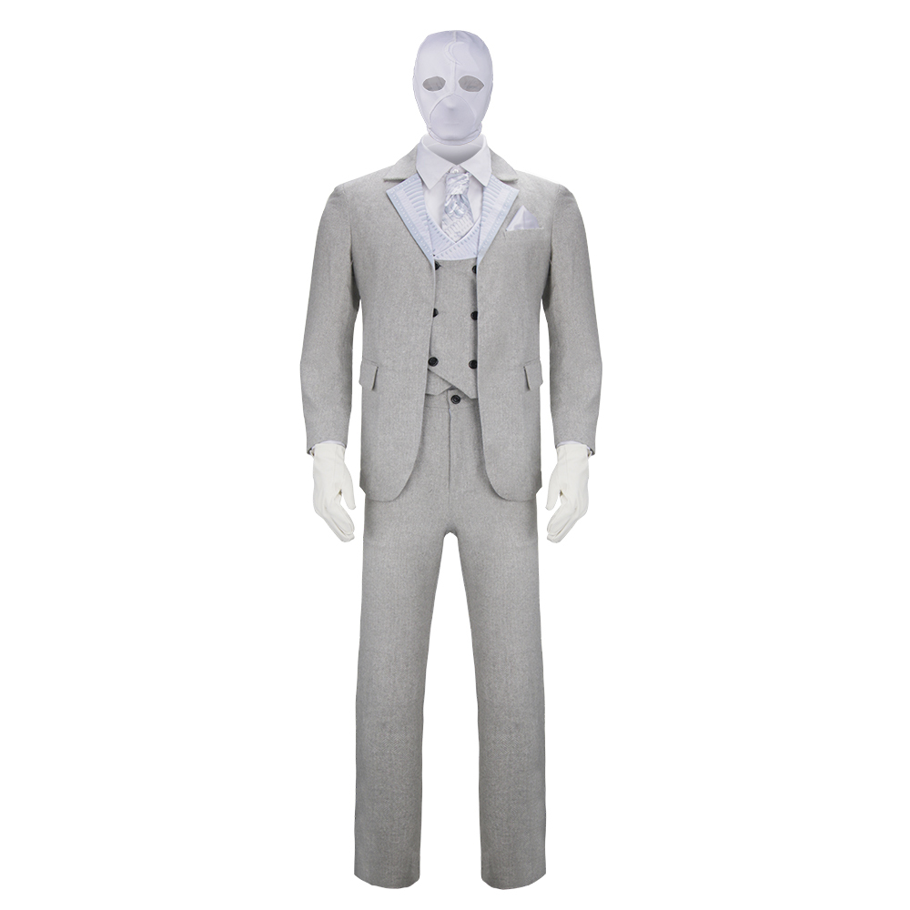 Moon Knight 2022 Cosplay Mr. Knight Steven Grant Marc Spector Costume White Uniform Outfits (Ready To Ship) Takerlama