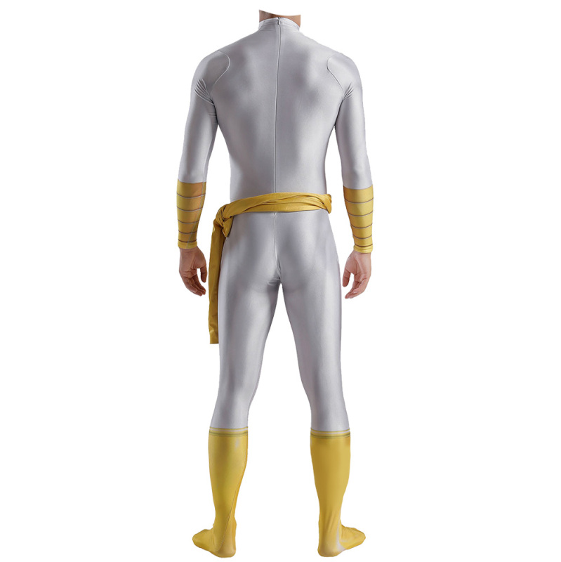 Iron Fist Danny Rand Superhero Cosplay Costume White Bodysuit With Belt