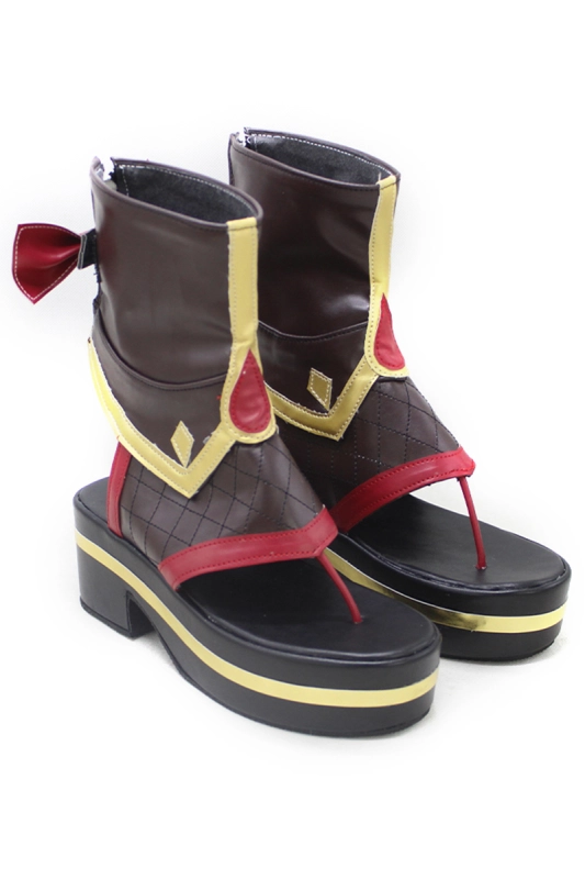 Genshin Impact Kuki Shinobu Cosplay Shoes Boots