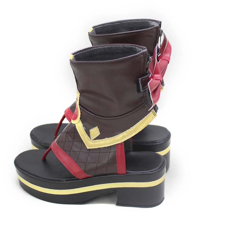 Genshin Impact Kuki Shinobu Cosplay Shoes Boots