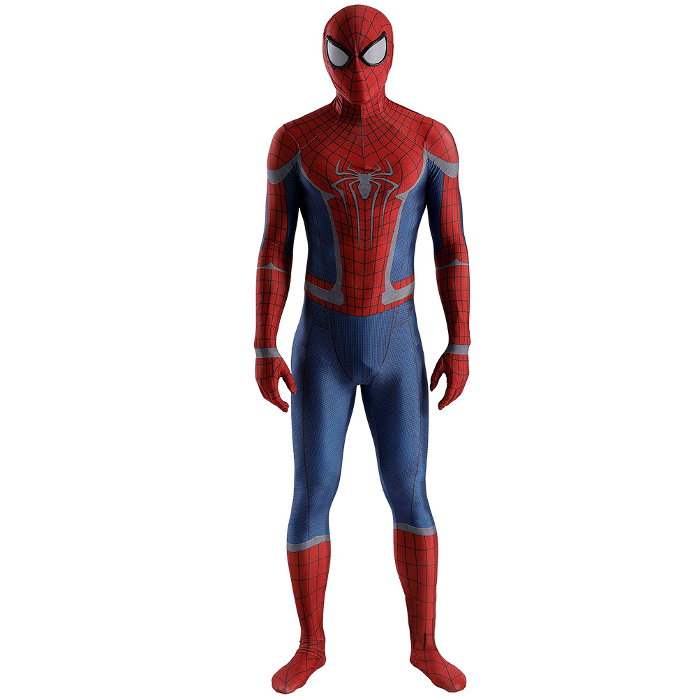 The Amazing Spider-Man Superhero Costume With Mask Civil War TASM2 Suit  Takerlama