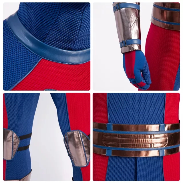 Takerlama Black Adam 2022 Atom Smasher Blue Red Cosplay Costume Albert Rothstein Outfits