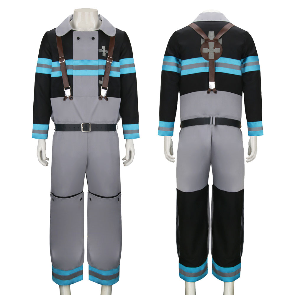 Anime Fire Force Soldier Uniform Shinra Kusakabe Cosplay Costume Arthur  Boyle Maki Oze Tamaki Kotatsu Men