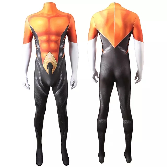 Young Justice Superhero Aqualad Cosplay Costume Aquaman Jumpsuit