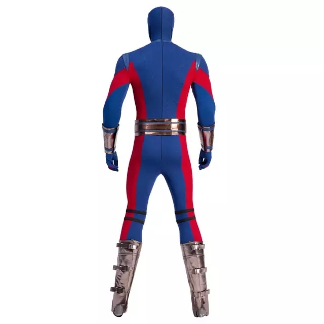 Black Adam 2022 Atom Smasher Blue Red Cosplay Costume Albert Rothstein Outfits