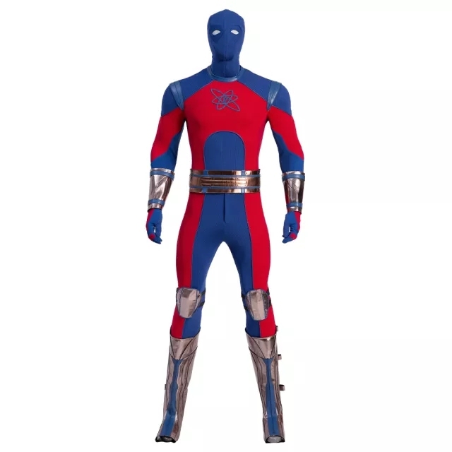 Black Adam 2022 Atom Smasher Blue Red Cosplay Costume Albert Rothstein Outfits