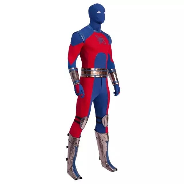 Black Adam 2022 Atom Smasher Blue Red Cosplay Costume Albert Rothstein Outfits