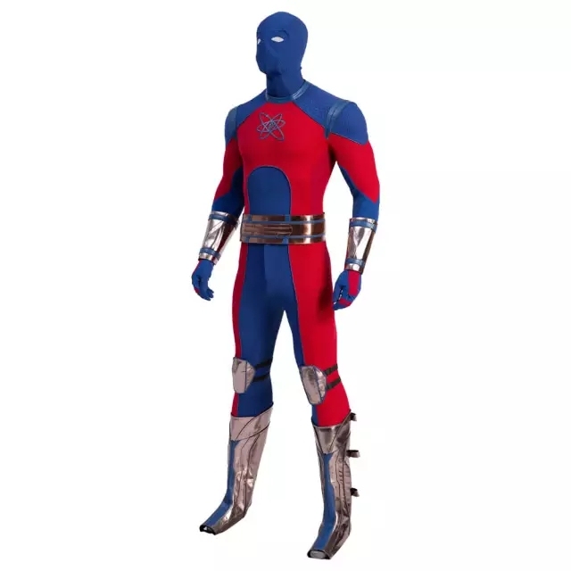 Black Adam 2022 Atom Smasher Blue Red Cosplay Costume Albert Rothstein Outfits