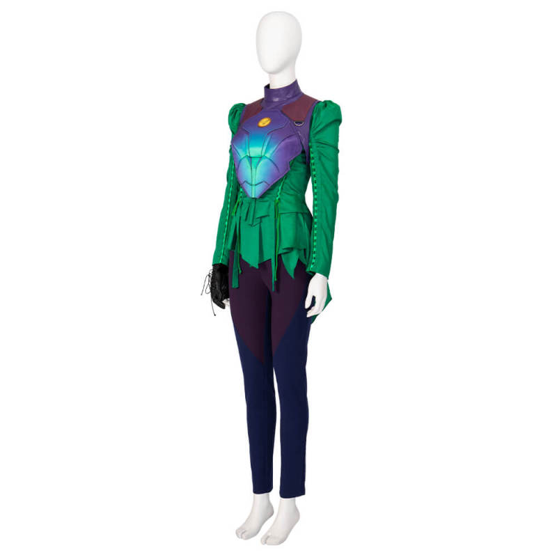 DC Black Adam Cyclone Green Cosplay Costume Maxine Hunkel Outfits