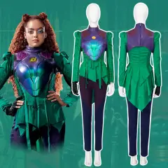 DC Black Adam Cyclone Green Cosplay Costume Maxine Hunkel Outfits