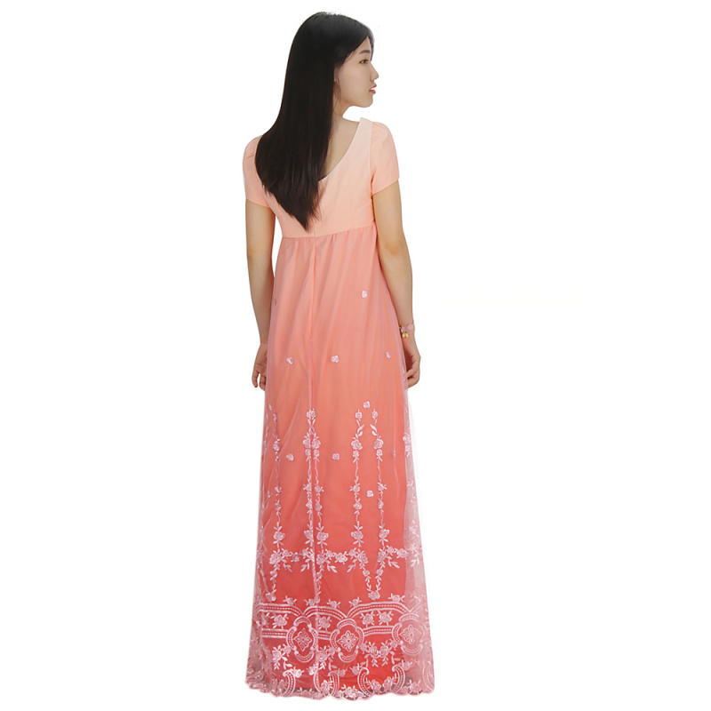 Edwina Sharma Cosplay Costume Bridgerton Season 2 Pink Dress