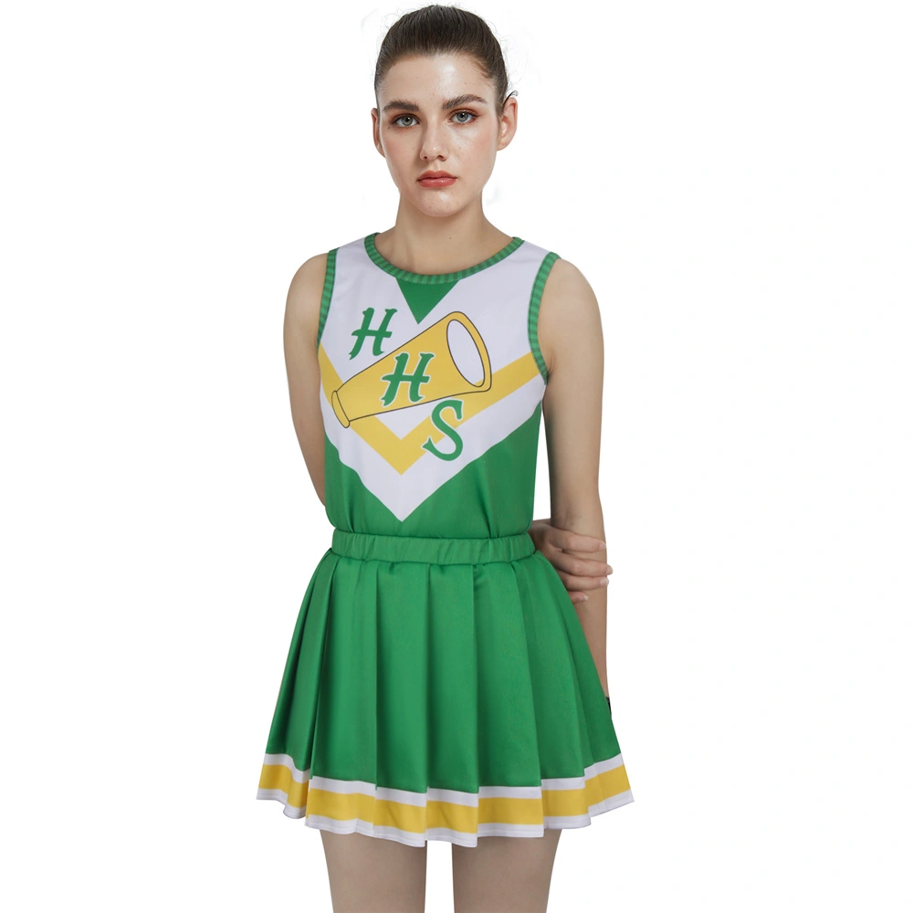 Chrissy Stranger T Season 4 Costume Hawkins High School Cheerleader Tops Skirt In Stock Takerlama,Adults / M Chrissy Stranger T Season 4 Costume Hawkins High School Cheerleader Tops Skirt In Stock Takerlama,Adults / M