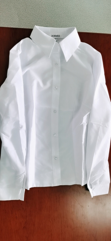 DORMUS Men’s White Shirt Classic Fit Long Sleeve Button Down Dress Shirts Formal Casual Shirt Blouse Top Costume