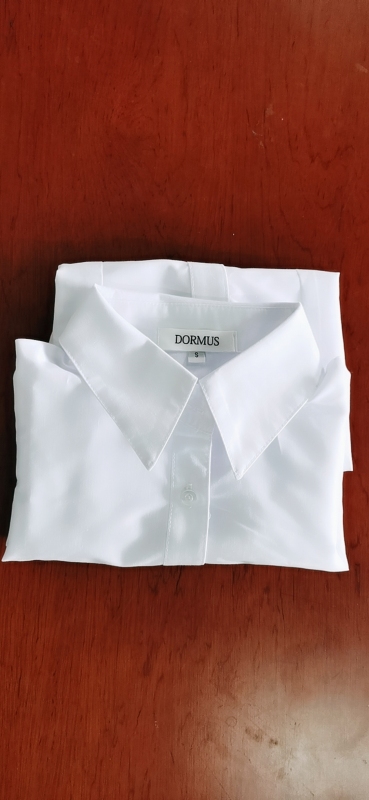 DORMUS Men’s White Shirt Classic Fit Long Sleeve Button Down Dress Shirts Formal Casual Shirt Blouse Top Costume