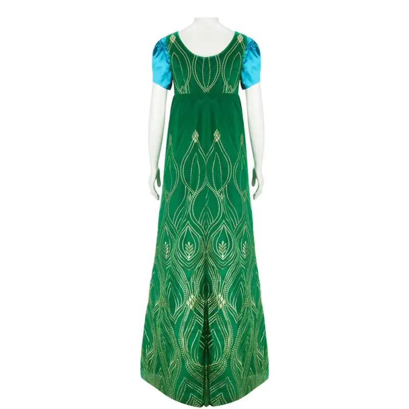 Kate Bridgerton Costume Bridgerton Season 2 Blue Green Cosplay Dress In Stock-Takerlama