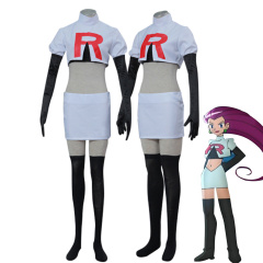 Jessie Jessica James Cosplay Costume Team Rocket Anime Party Outfits Takerlama In Stock