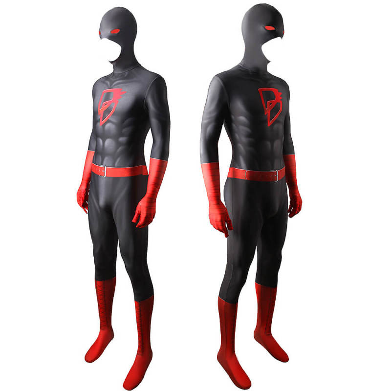 Daredevil Costume Matt Murdock Black Red Cosplay Jumpsuit