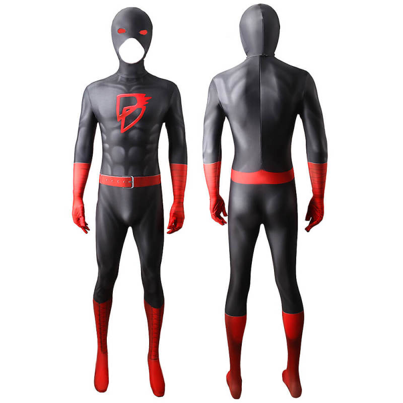 Daredevil Costume Matt Murdock Black Red Cosplay Jumpsuit