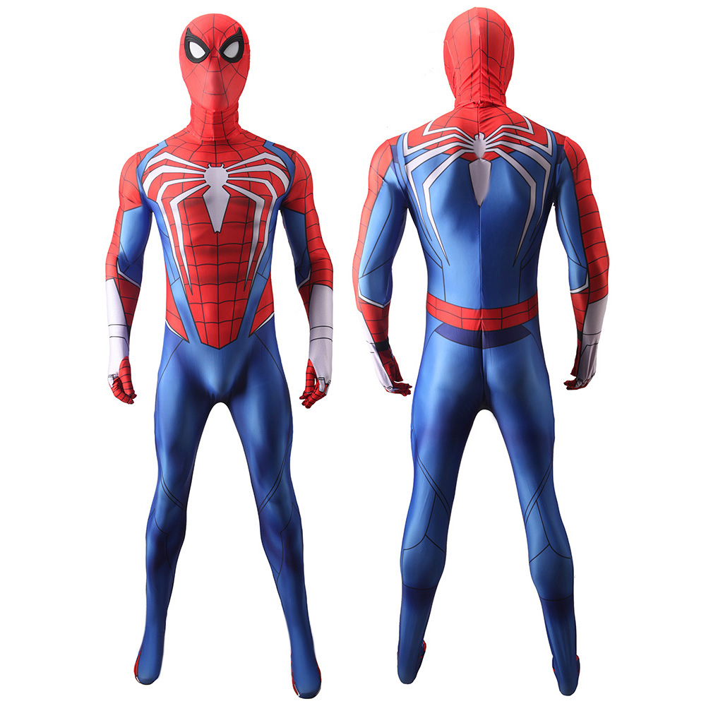 PS5 Spider-Man 2 Advanced Suit Peter Parker Halloween Cosplay Costume Takerlama