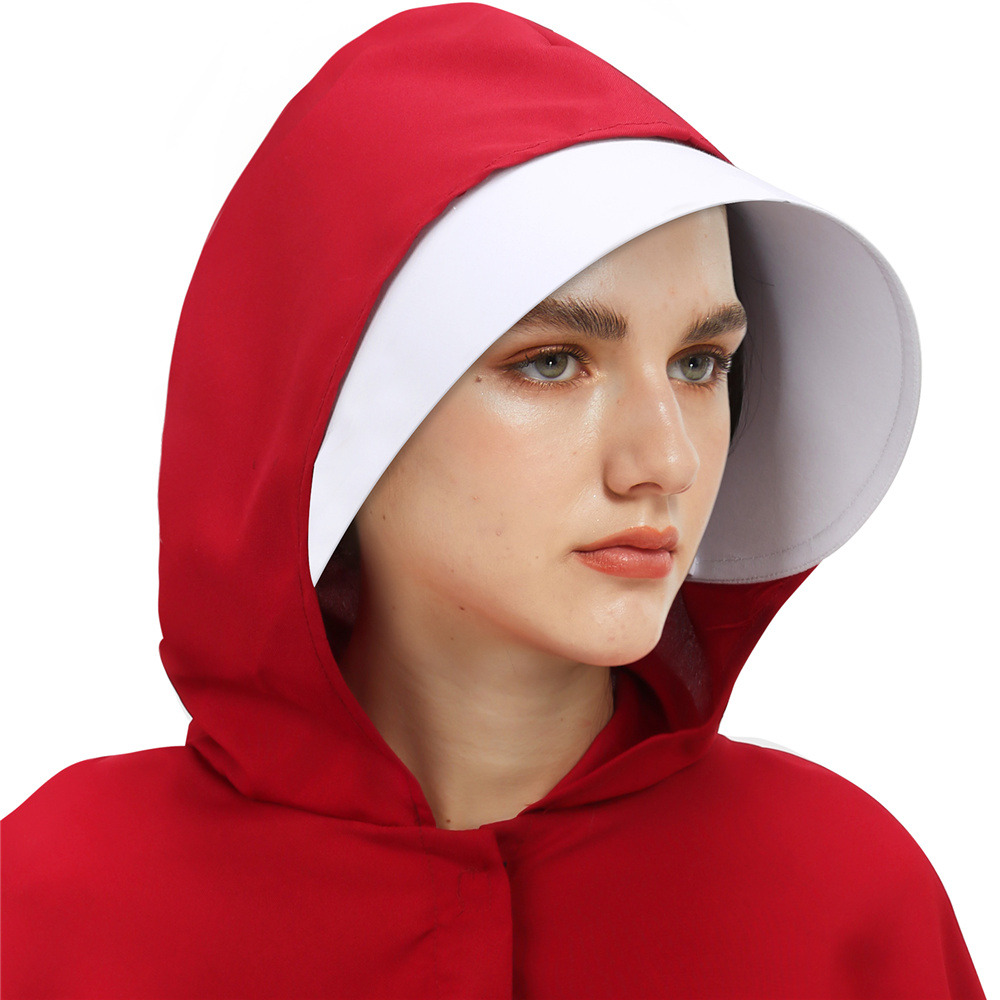 The Handmaid's Tale Offred Halloween Costume Season 5 Cosplay Cloak with Hat-Takerlama