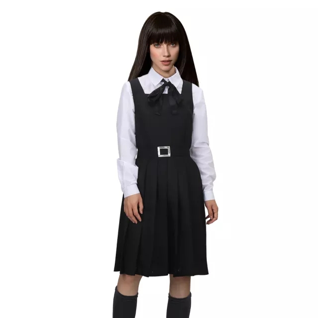 Anime Chainsaw Man Mitaka Asa Halloween Costume Cosplay Dress Shirt-Takerlama