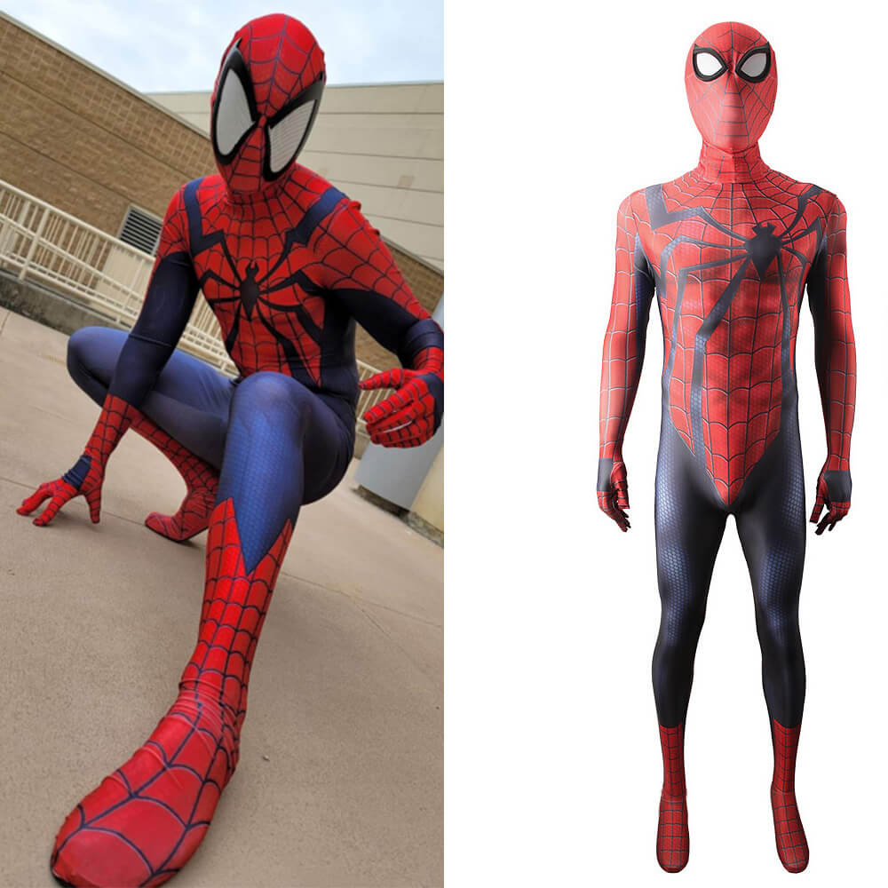 Marvel Beyond Spider-Man Halloween Costume Superhero Cosplay Zentai Suit Jumpsuit Mask Takerlama