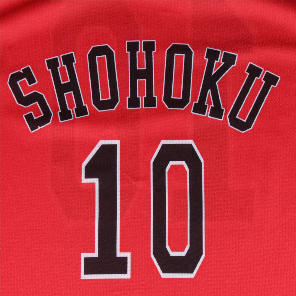Slam Dunk Hanamichi Sakuragi Shohoku 10 Cosplay Jersey Shirt-Takerlama