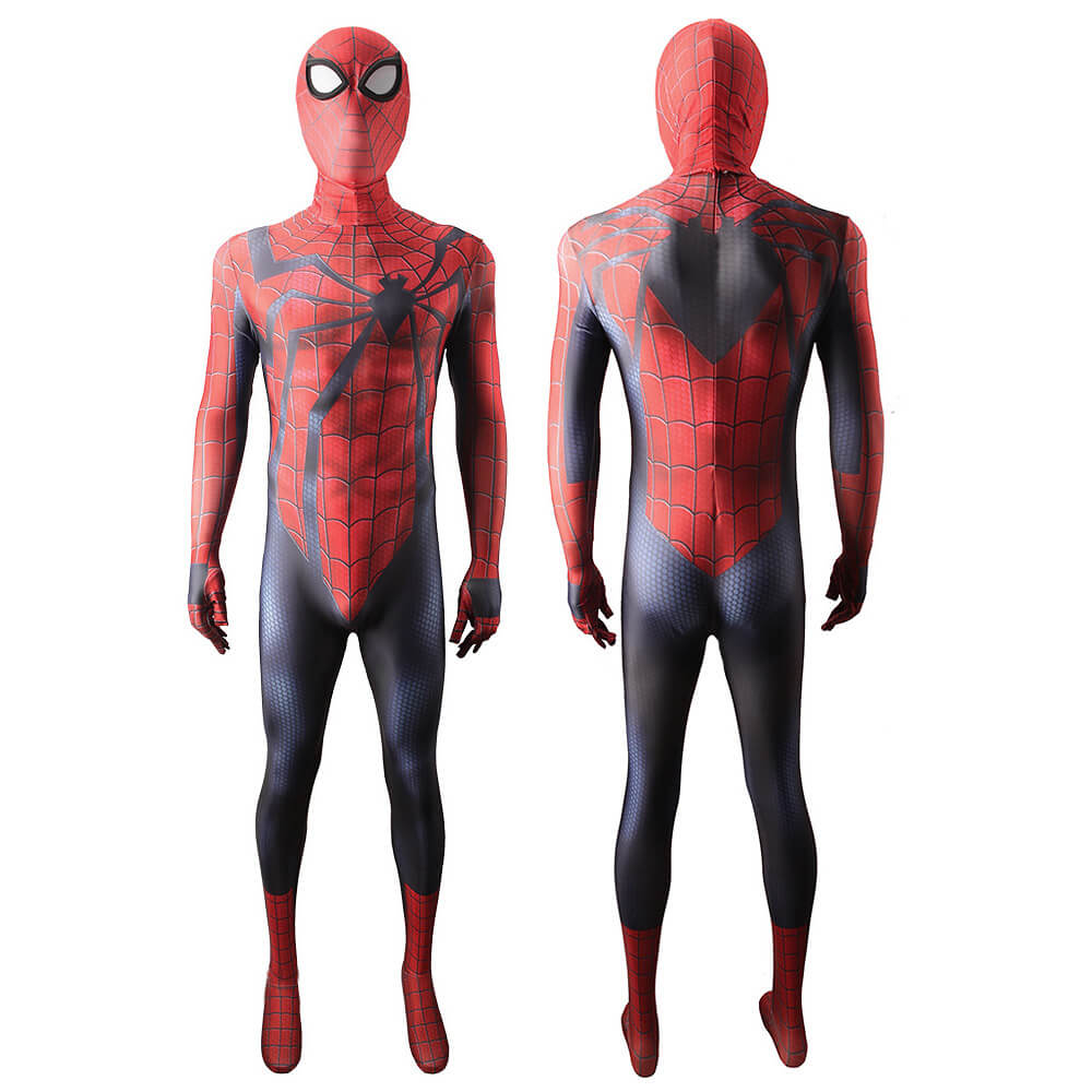 Halloween Cosplay Costumes Man Zentai Spandex Removable Mask Jumpsuit  Bodysuit Suit