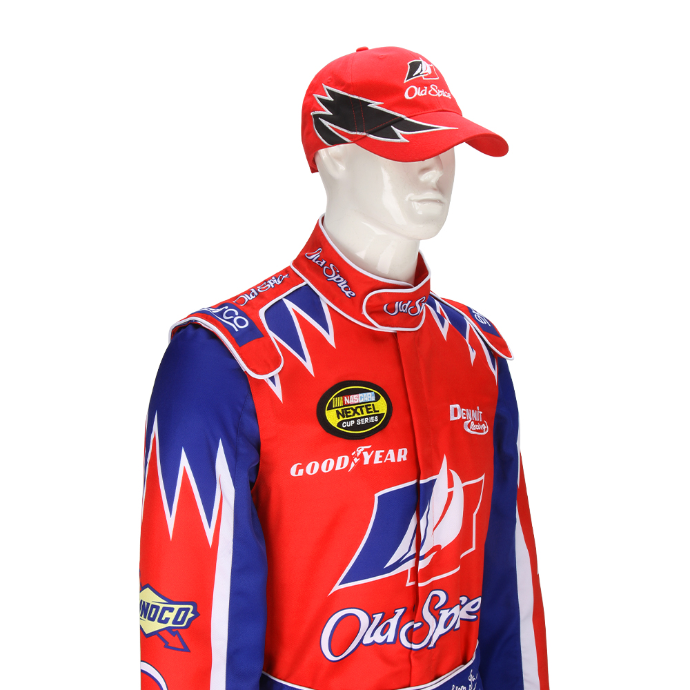 Cal Naughton Jr Jumpsuit Cap Old Spice John C Reilly Racing Suit