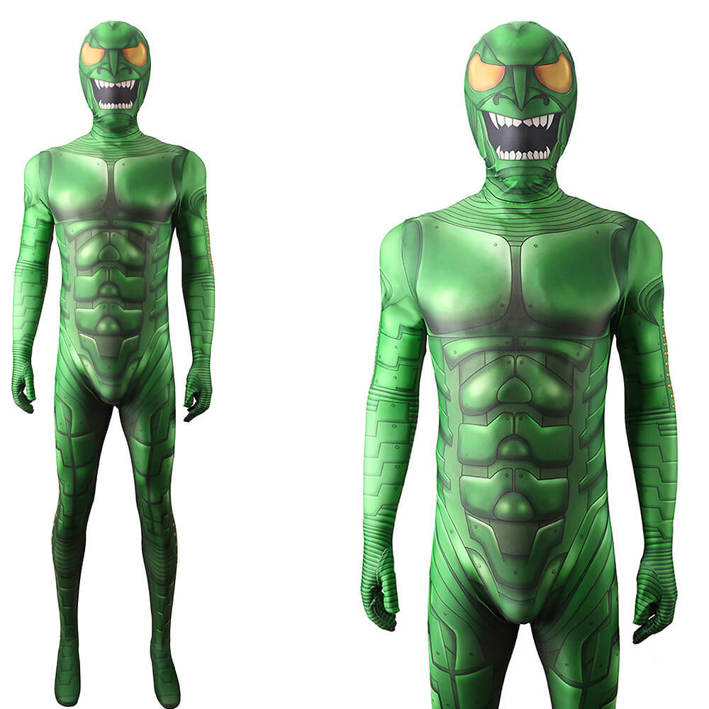 Green Goblin Halloween Costume Spider-Man No Way Home Jumpsuit Mask Takerlama
