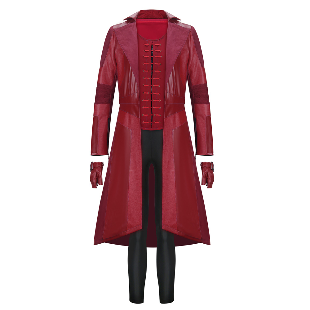 Scarlet Witch Wanda Maximoff Cosplay Costume Captain America Civil War-Takerlama