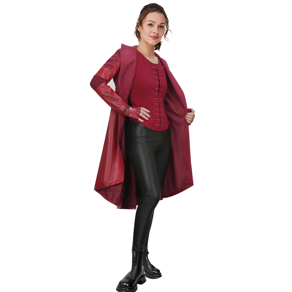 Scarlet Witch Wanda Maximoff Cosplay Costume Captain America Civil War-Takerlama