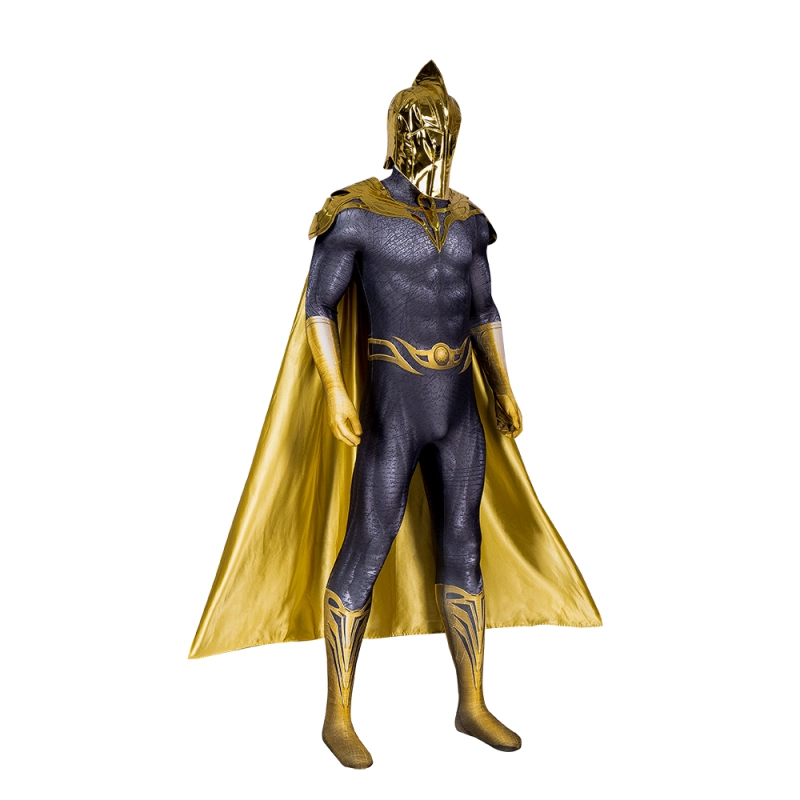 Doctor Fate Costume Black Adam 2022 Kent Nelson Jumpsuit Cape Mask