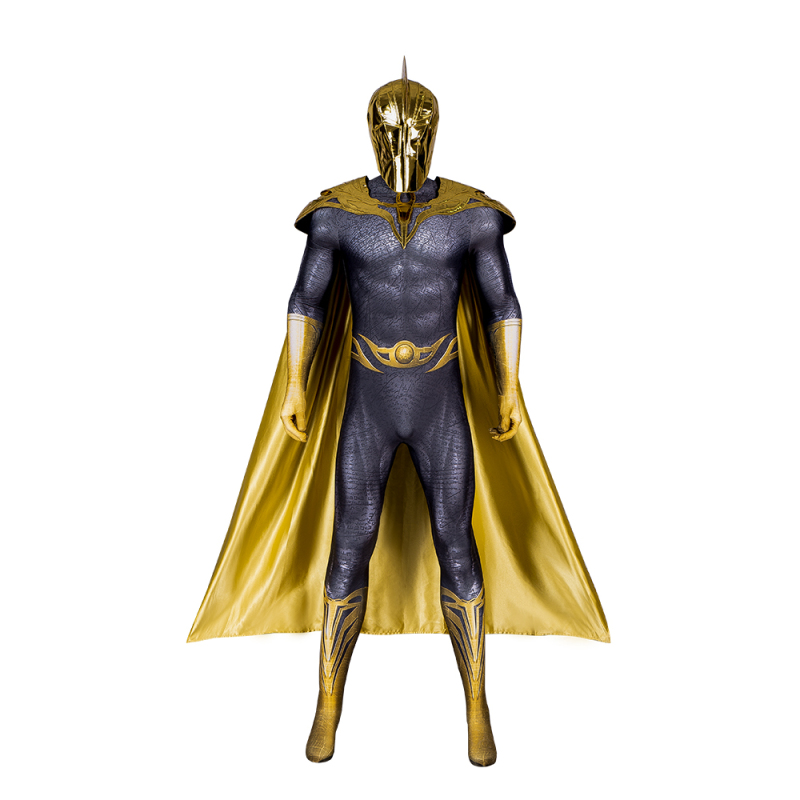 Doctor Fate Costume Black Adam 2022 Kent Nelson Jumpsuit Cape Mask