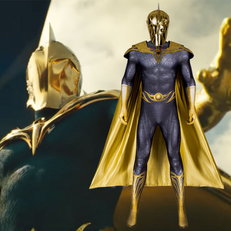 Doctor Fate Costume Black Adam 2022 Kent Nelson Jumpsuit Cape Mask