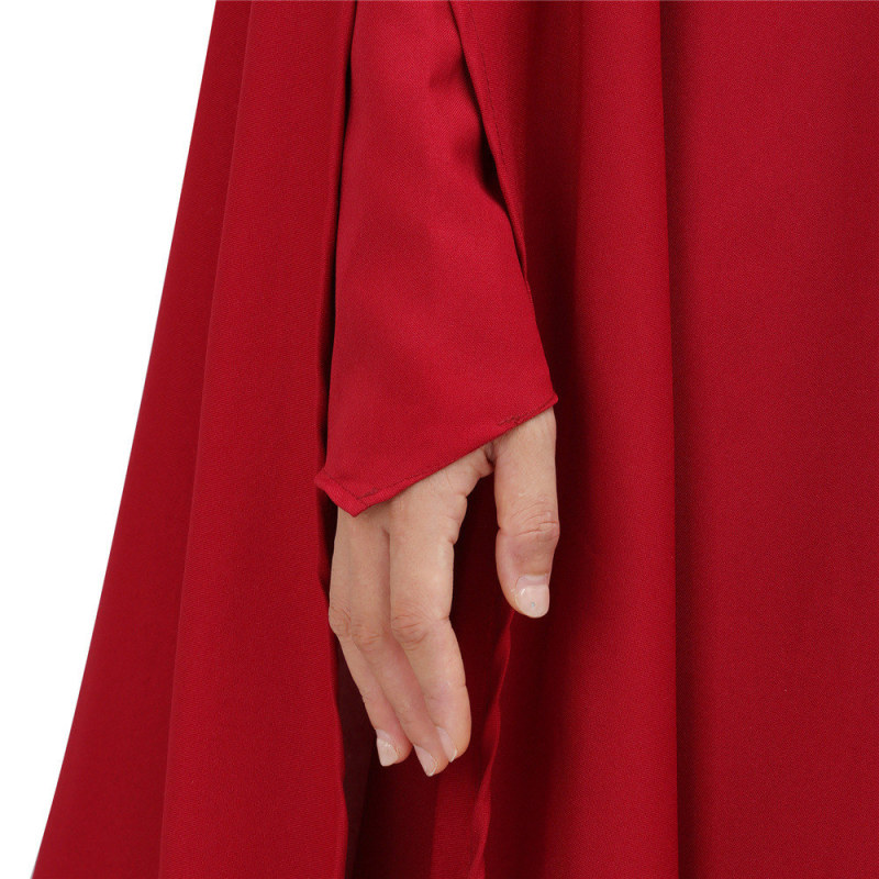 The Handmaid's Tale Offred Halloween Costume Season 5 Cosplay Cloak with Hat In Stock-Takerlama