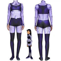 Teen Titans Blackfire Cosplay Costume Adult Kids