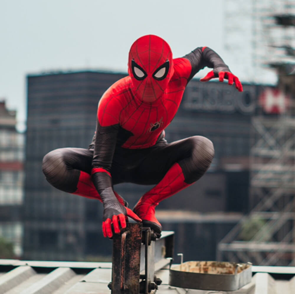 Spiderman Far From Home Costume Tom Holland Superhero Peter Parker Cosplay Jumpsuit