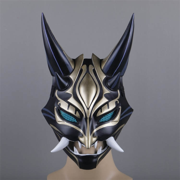 Genshin Impact Xiao Halloween Costume Mask Cosplay Props