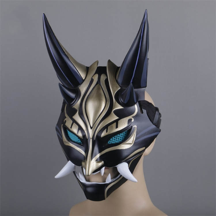 Genshin Impact Xiao Halloween Costume Mask Cosplay Props