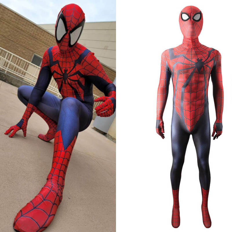 Beyond Spider-Man Halloween Costume Mask Superhero Cosplay Zentai Suit